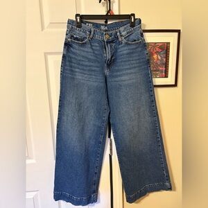a.n.a Classic Blue Denim Wide Leg Jeans